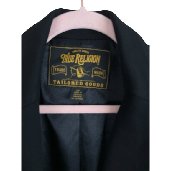 TRUE RELIGION Men’s CASUAL TAILORED PONTE BLAZER JACKET Long Sleeve STRETCH sz S - Picture 5 of 15